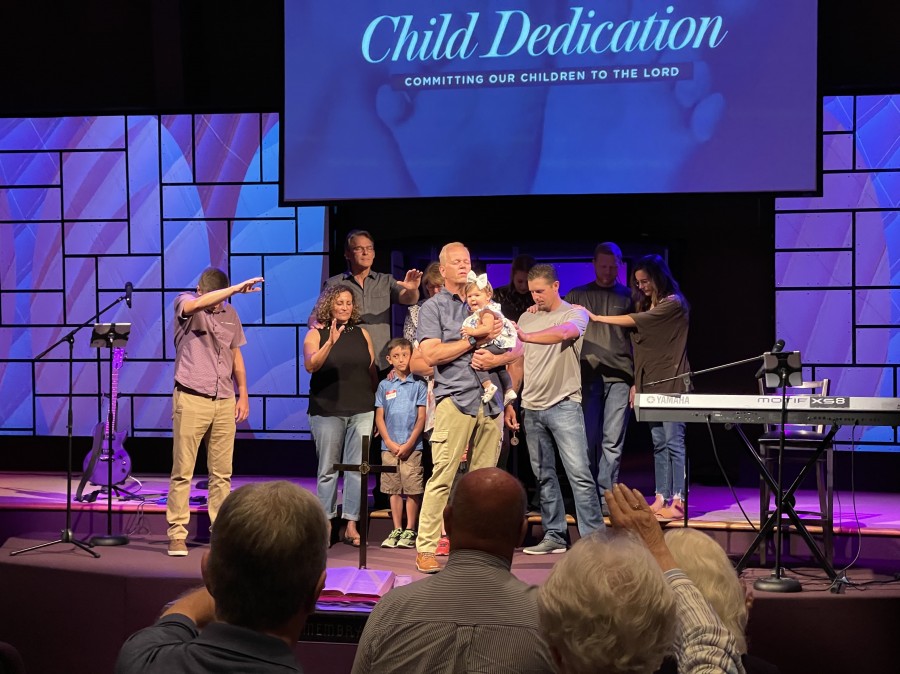 Random picture from 2021 June Baby Dedication